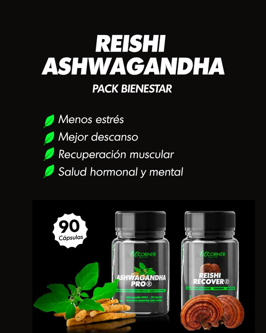 PACK REISHI + ASHWAGANDHA 90 CÁPSULAS