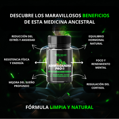 ASHWAGANDHA PRO® / 90 cápsulas