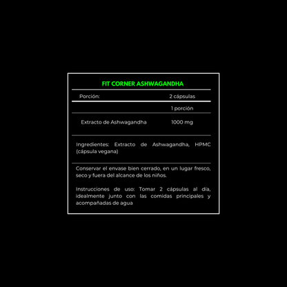 ASHWAGANDHA PRO® / 60 cápsulas